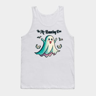 In My Haunting Era Tee for Halloween Ghost Books Tank Top